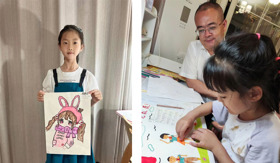 童心向黨 || “西投寶寶”們的親子繪畫作品展來啦！看看你pick哪個(gè)！