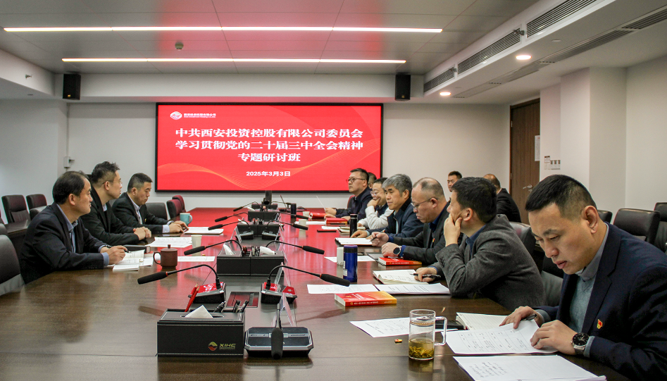 公司召開黨的二十屆三中全會精神專題研討班集體學習活動